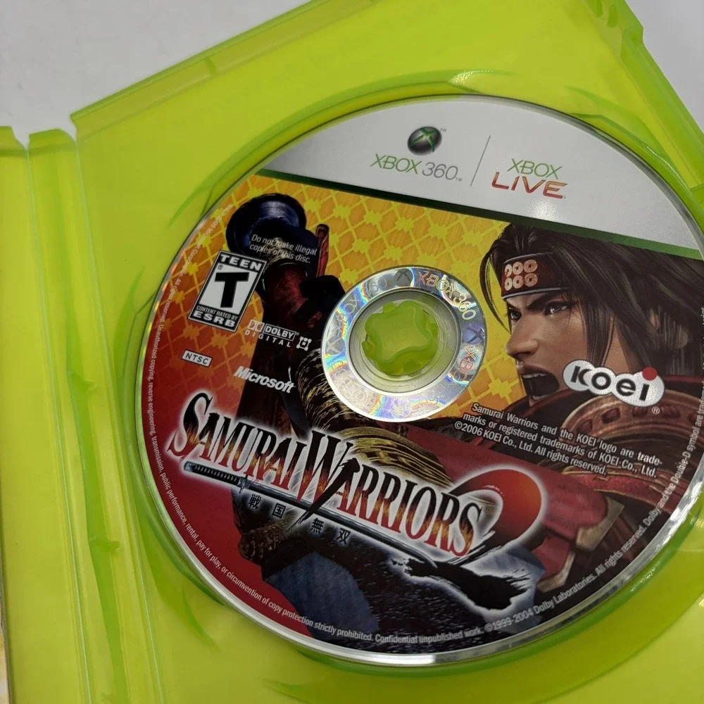 Samurai Warriors 2 Xbox 360 Complete Case Disc Tested Working